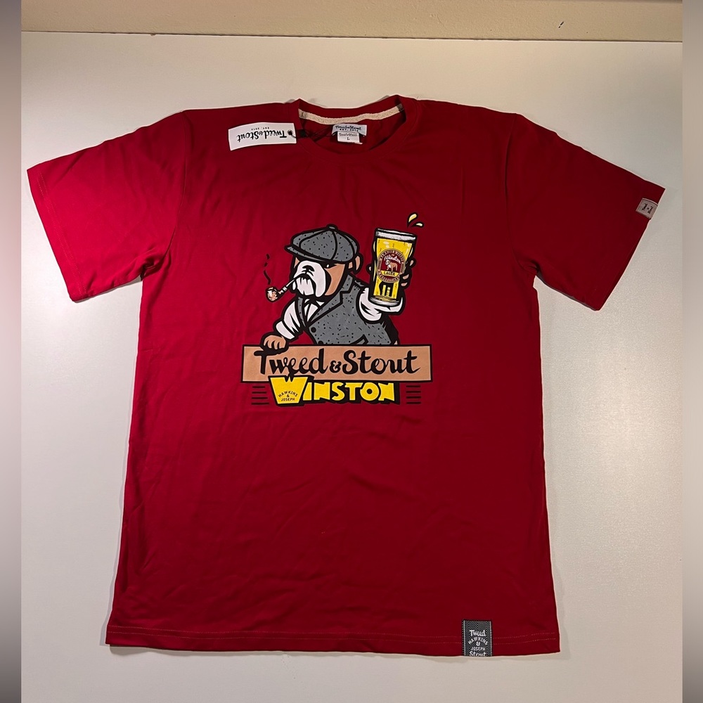 TWEED AND STOUT COLLABORATION WINSTON T-SHIRT